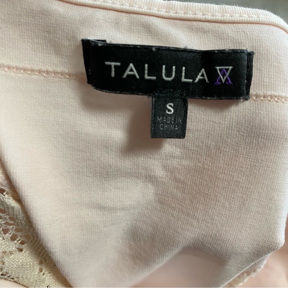 Aritzia Talula Light Pink Bustier Tank Top with Lace Size S - Picture 5 of 7